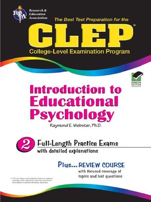 cover image of CLEP Introduction to Educational Psychology